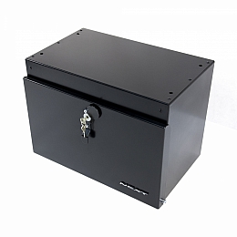 Ящик инструментальный металлический (70 литров, черный) для грузовых автомобилей 550х350х400