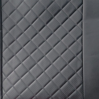 Чехлы для а/м Газель НН (Газель NN), 1+2 места, экокожа черный ромб